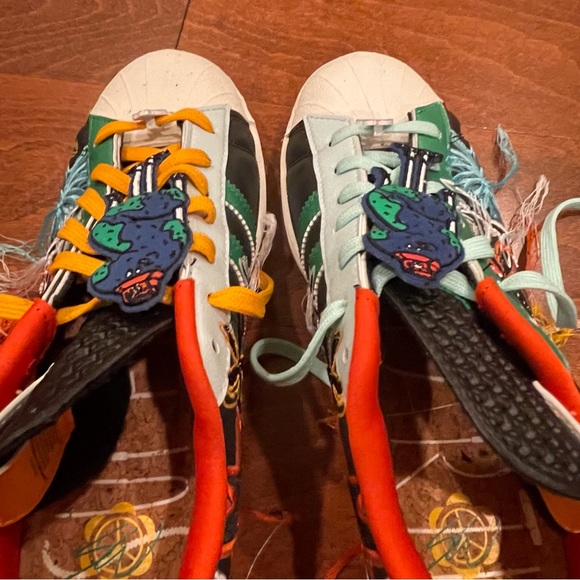 Adidas Men's Sean Wotherspoon x Superstar 'Super Earth, Size 9 - Picture 12 of 16